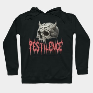 Skull Art Design Pestilence Hoodie